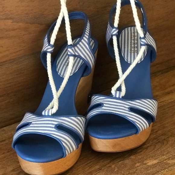 Lauren by Ralph Lauren nautical espadrille wedges - Picture 2 of 8